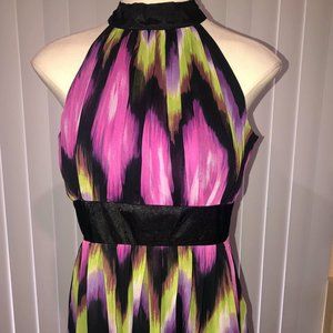 Multi-color halter top